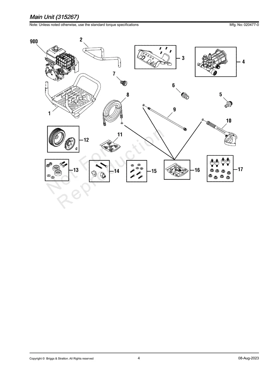 BRIGGS AND STRATTON, 020477-0, IPL.4
